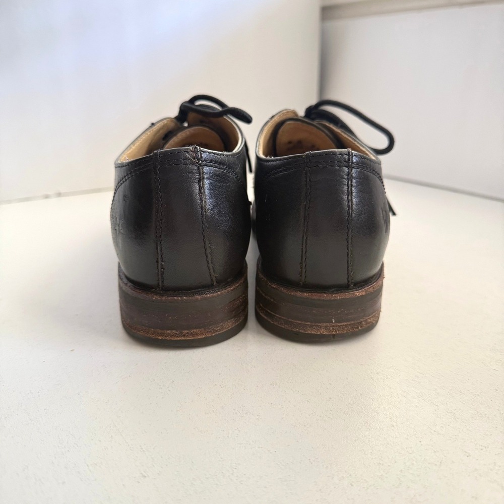Frye Veronica Oxford Black Leather Lace Up Shoes 72272 Womens Size 7 M - Picture 6 of 10